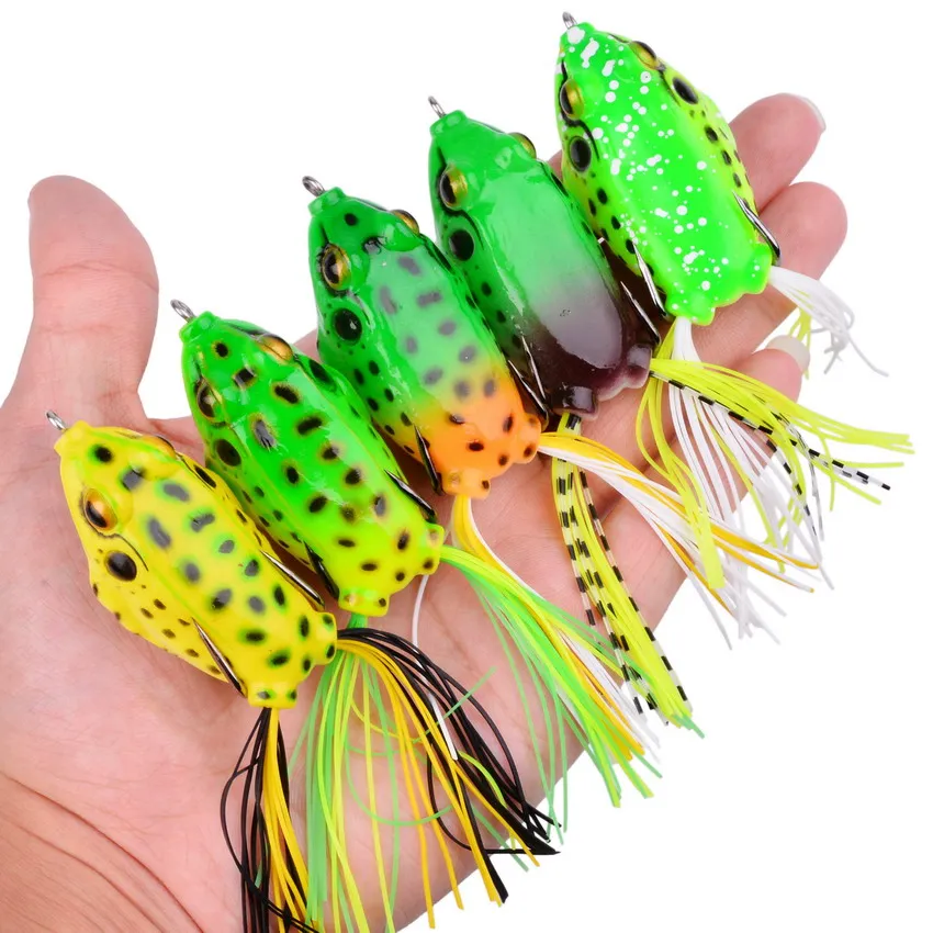 1 шт 14g 12 5g 8g Топ воды Ray лягушка Форма Minnow Crank воблер для ловли нахлыстом мягкая