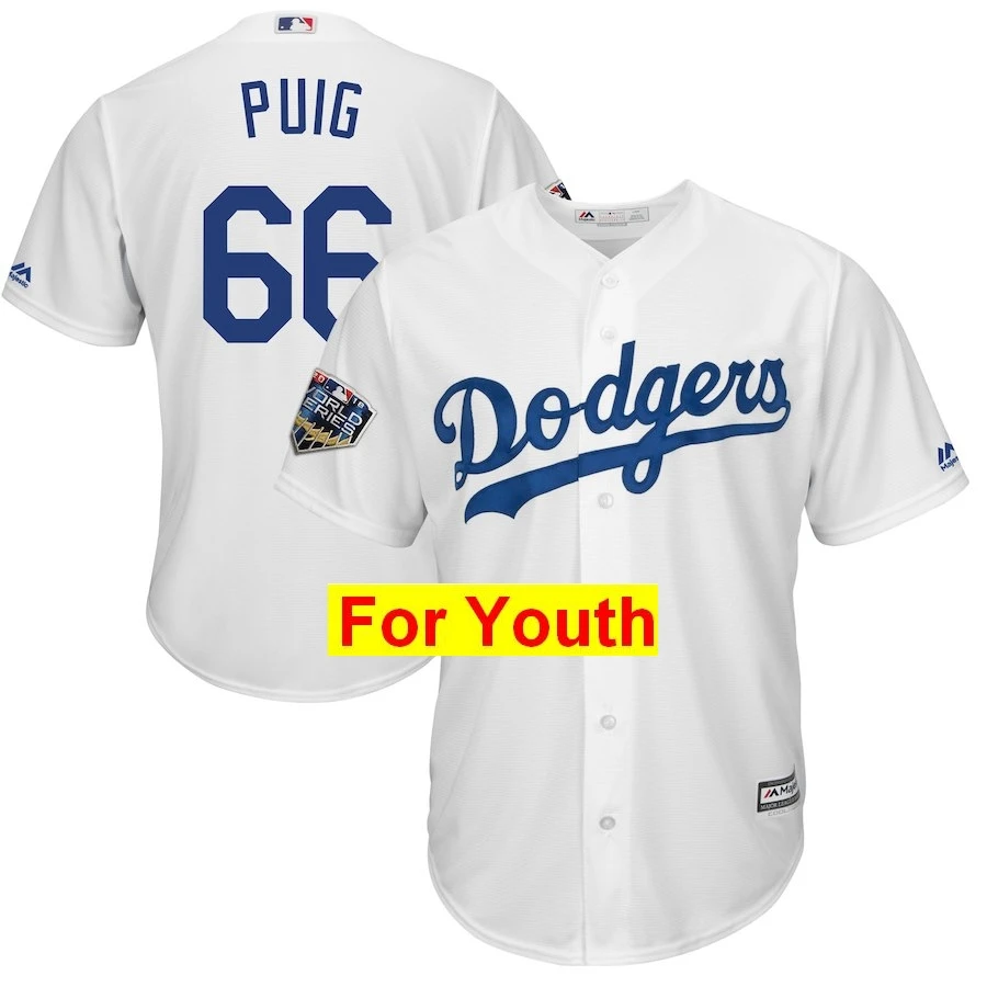 Цвет: желтый Молодежная Джерси#8 Manny 27 Matt Kemp 74 Jansen 13 Max Muncy 66 Yasiel Puig World - Цвет: Цвет: желтый