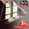 3Pcs Protective Glass On For  A50 A70 A71 A51 Screen Protector Tempered Glass On  A80 A90 A20 A30 A10 A20E Film