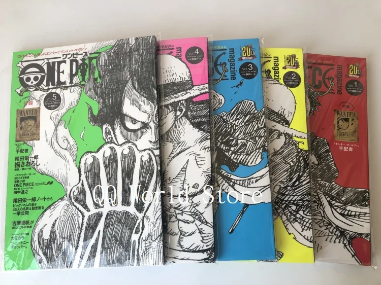 1 книга ONE PIECE Magazine Vol. 1-7 для избранных японских молодых подростков взрослых Графический новелла манга комиксов журнал книга Японский