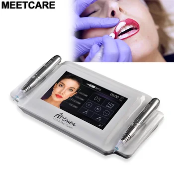 

100-240V 2in 1 AC Artmex V8 Digital Permanent Makeup Tattoo Machine Tattoo Micro Needle Electric Eye Brow Lip Rotary Pen MTS PMU