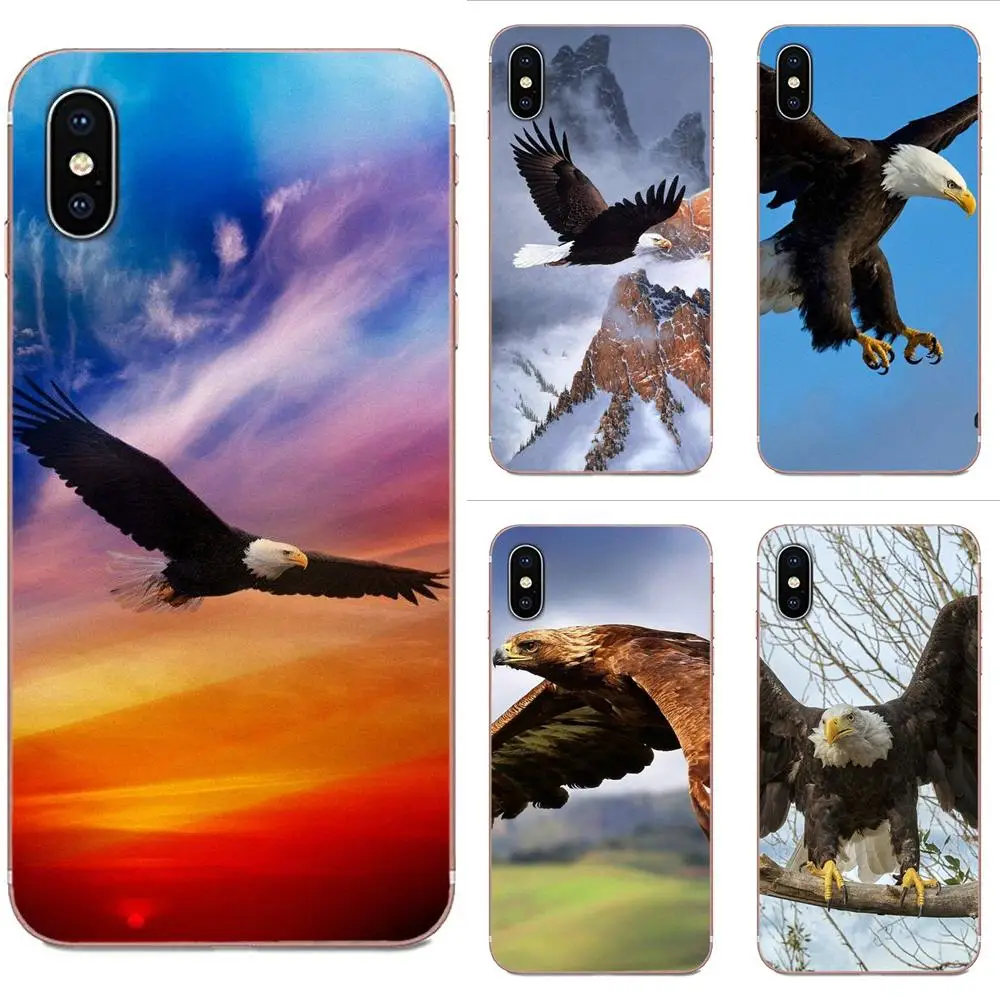 Мягкий силиконовый чехол для Xiaomi Redmi Note 2 3 3S 4 4A 4X 5 5A 6 6A Pro Plus Bald Eagle In Flight | Мобильные
