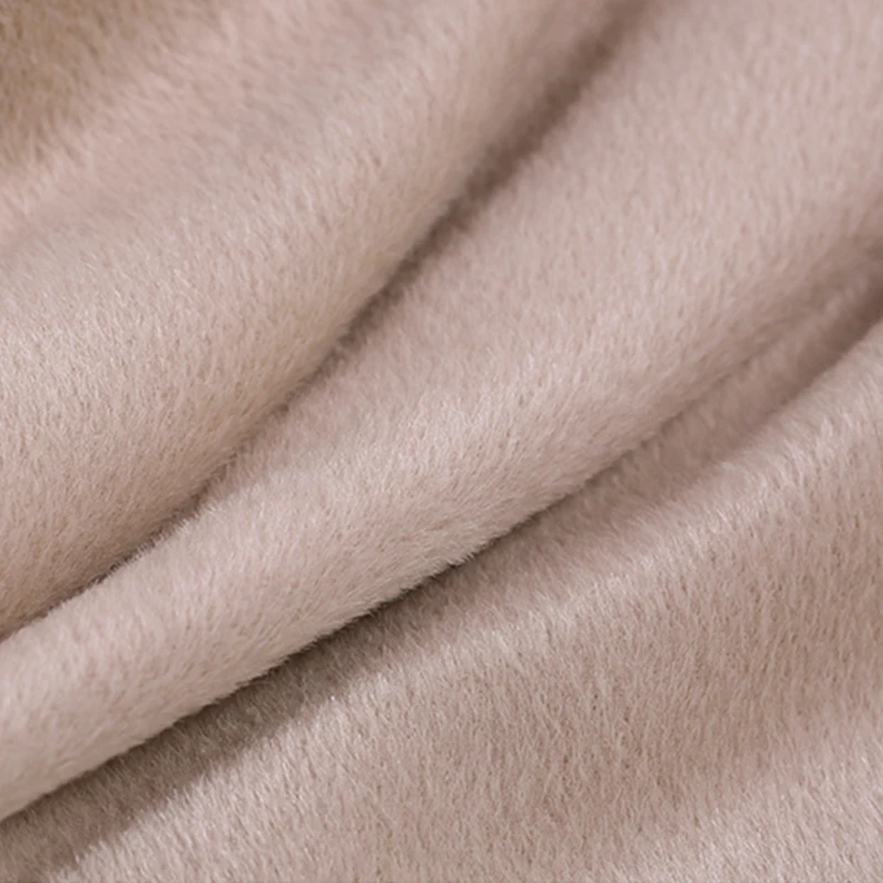 Skup Długa tkanina wełniana Alpaca peruwiański wielbłąd jesienno zimowy wełniany płaszcz alpaki odzież hurtownia wysokiej jakości wełniane ubranie