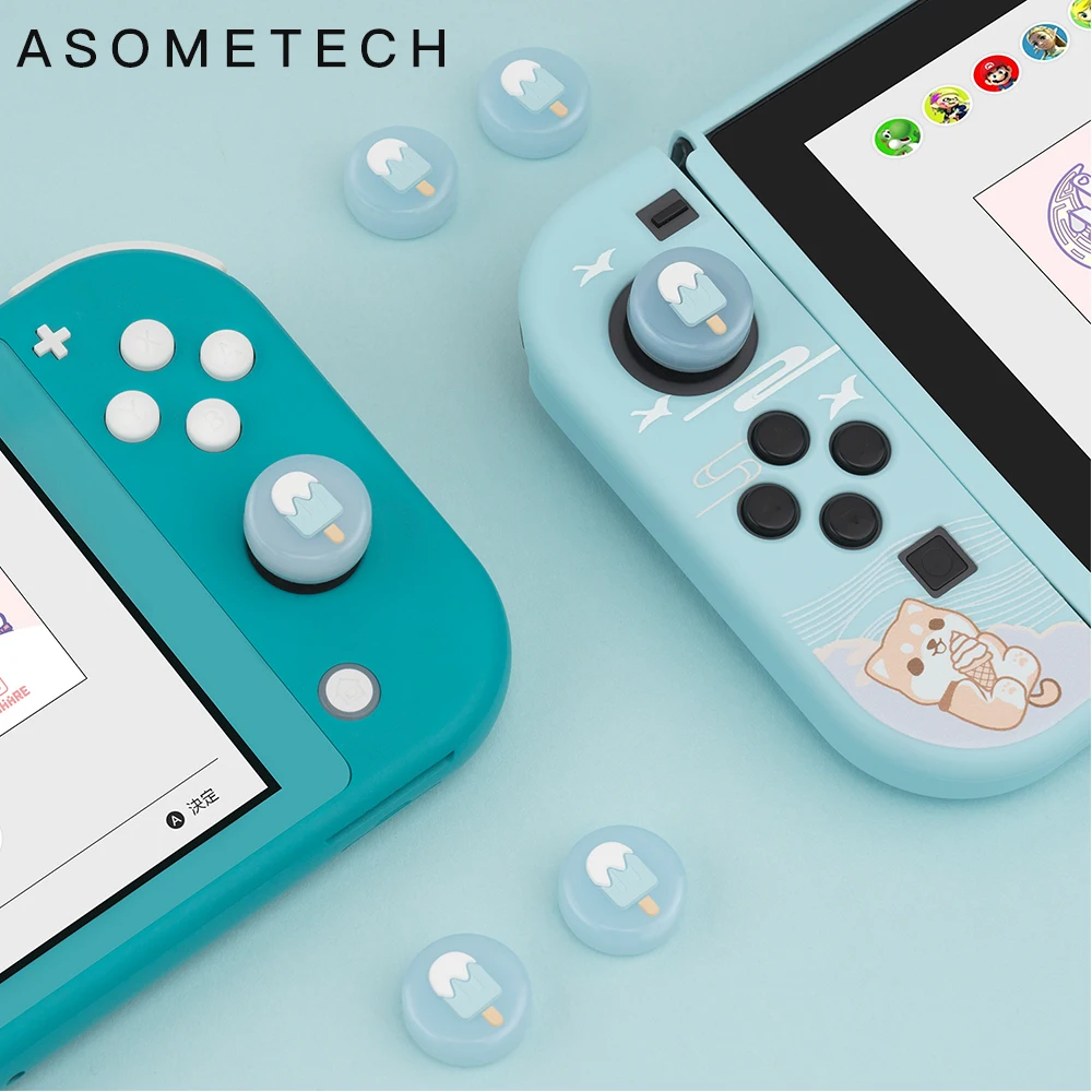 4 шт. Милая крышка контроллера Joy-Con для Nintendo Switch Lite Мягкая силиконовая защитная
