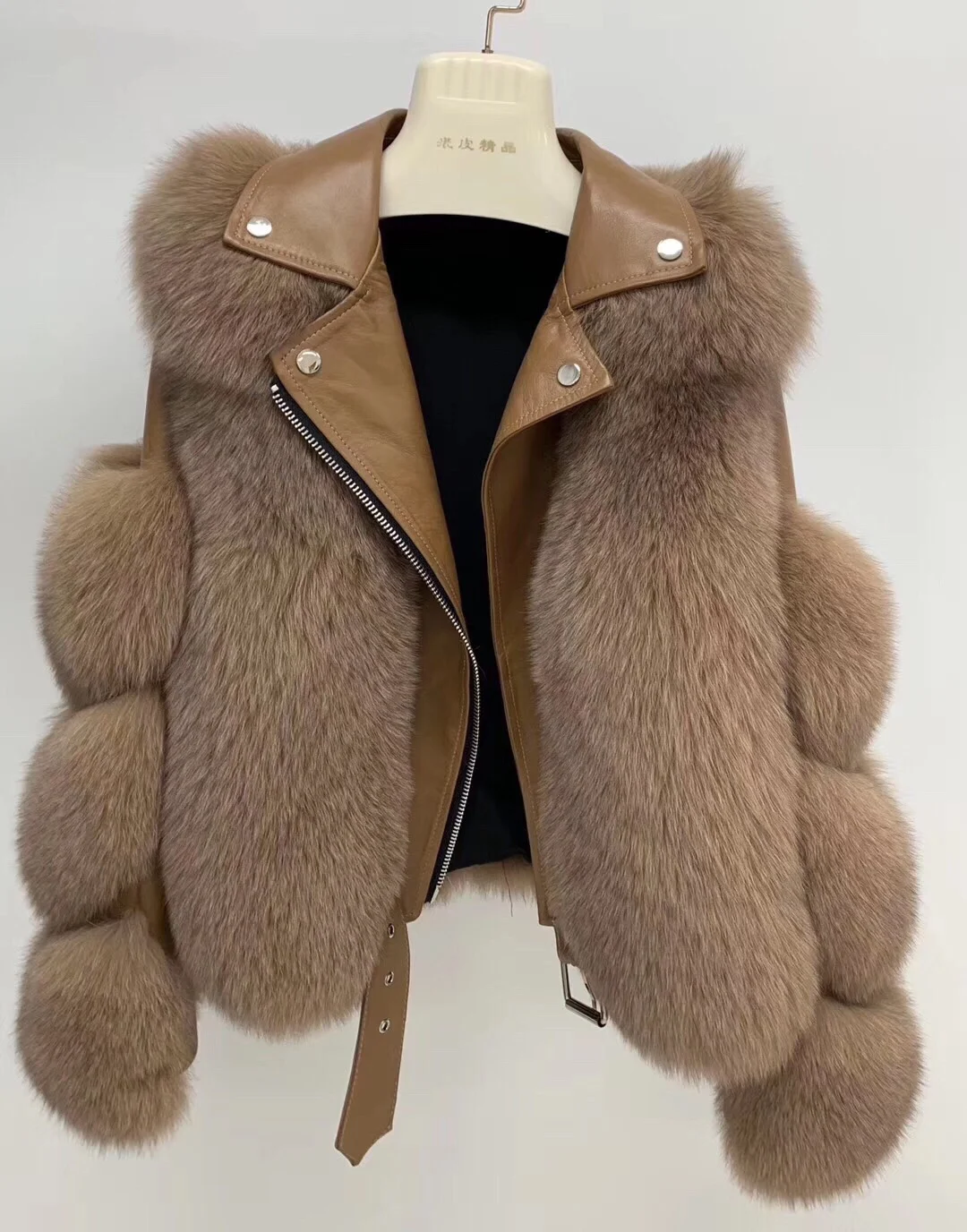 OFTBUY, зимняя женская куртка, пальто из натурального меха, Воротник из натурального Лисьего меха, верхняя одежда, толстая, теплая, натуральная кожа, повседневная одежда