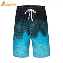 Мужские пляжные шорты для серфинга с геометрическим принтом, быстросохнущие шорты CB16111A