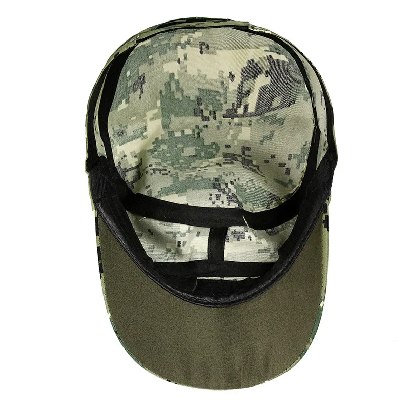 Summer Camouflage Cadet Contractor's Cap Adjustable Hunting Cap Mens Military Patrol Combat Cap Army Hat Durable Comfortable