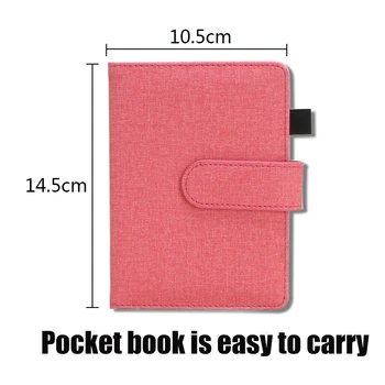 

10.5*14.5 Multifunction Pocket notebook small note book notepad Burlap cover business daily planner office stationery supplies