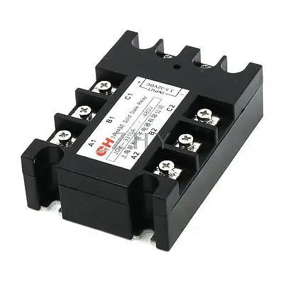 

3.5-32VDC Input 480VAC 10A Output DC/AC Three Phase SSR Solid State Relay