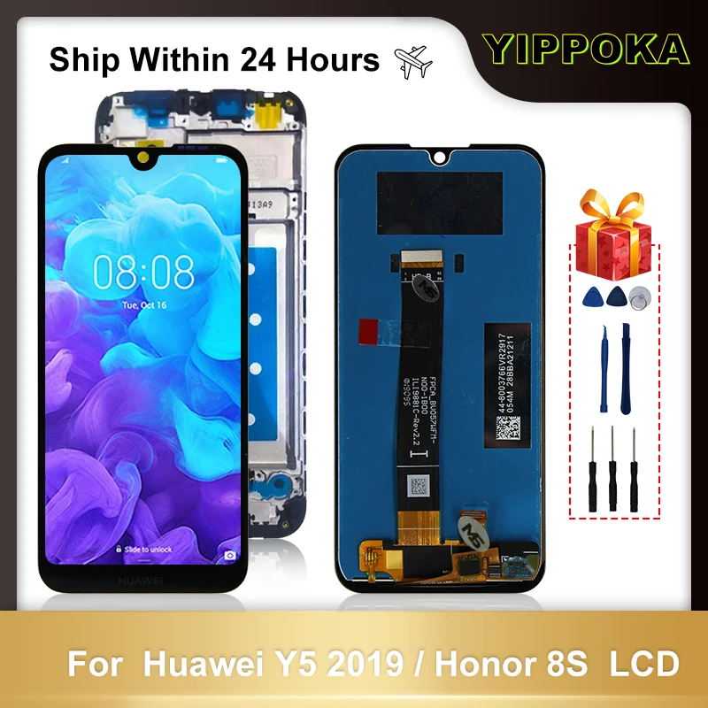 ЖК-дисплей для Huawei Y5 2019 внешний Женский с сенсорным экраном дигитайзер в сборе Honor