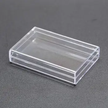 

500pcs Clear Box Sealed Package Display Plastic Rectangular Playing Cards Business Card Storage Box NO345