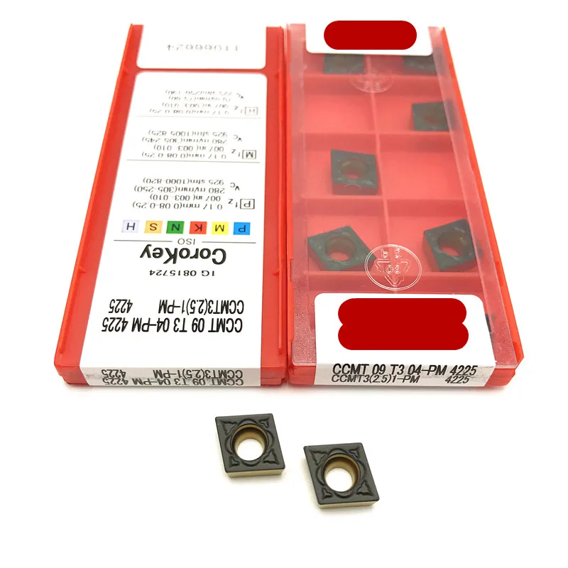 

20PCS SANDV high quality lathe tool CCMT09T304 PM4225 carbide tool internal turning tool, R0.4 CNC lathe tool