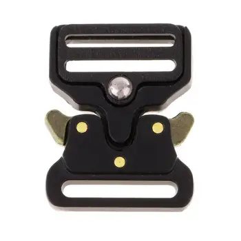 

Misterolina 2 Pcs Buckles New Design Quick Side Release Accessories Buckles DIY For Webbing Metal HQT0595 Luggage Bags Stra P7D5