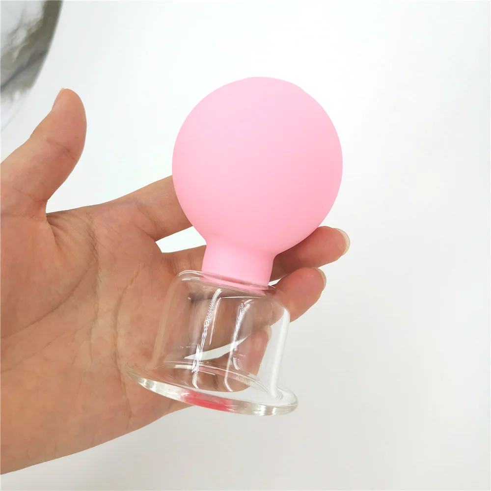 Rubber Vacuum Cupping Glasses Massage Body Cups Anti Cellulite Cans Face Massage Vacuum Jar Medical Chineses Therapy Cupping 1PC