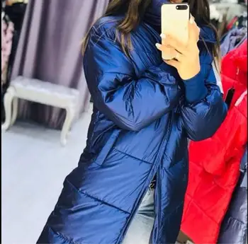 

Ladies Long Coats Parka Jacket Mid-Long Women Jacket Mujer Women Fashion Casual Solid Parkas