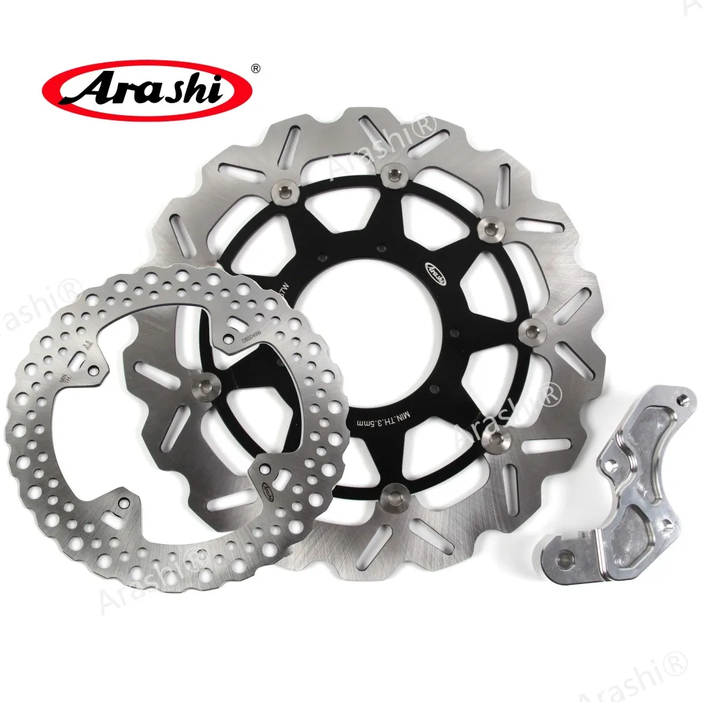 Arashi 1 комплект для HONDA CRF X 250 2004 2005 2006 2007 2008 2009 2010 2011 2012 2013 ЧПУ плавающие передние задние дисковые тормоза ротор