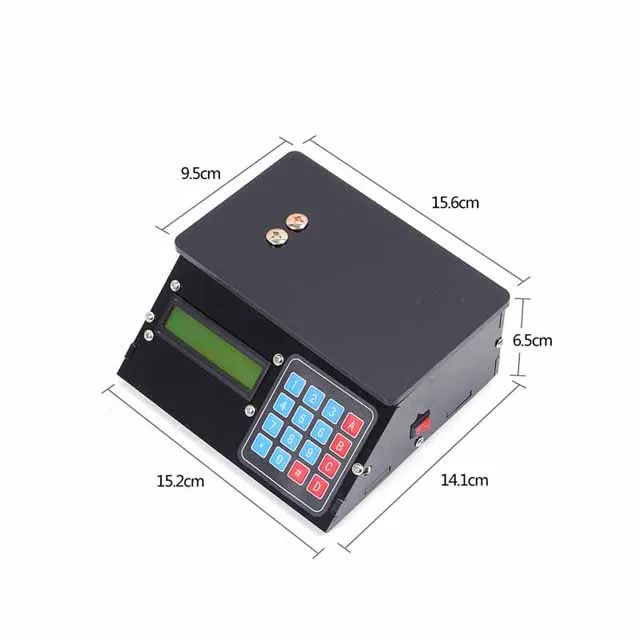 

A23-- 10kg 1g DIY Electronic Scales Kit Black Shell Pressure Sensor Scale USB Electronic Height Scale Electronic Lab