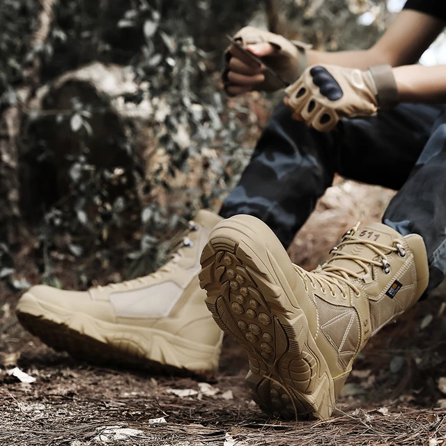 Botas t cticas de senderismo natural para hombre botas militares impermeables zapatillas de deporte de invierno