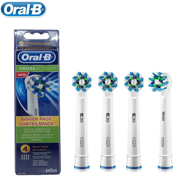 Oral-B Pro Croos Action Recambio Pack Ahorro Cepillo de dientes eléctrico  elimina hasta un 100