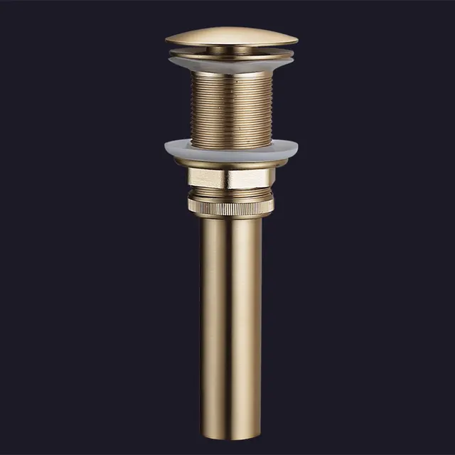 $US $27.20  Bathroom Faucet Vessel Vanity Sink Pop Up Drain Stopper with Overflow Brushed Gold Brass Finishpop 