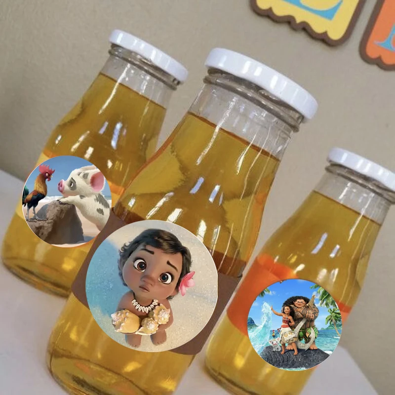 Moana Water Bottle Labels Boys/girls 