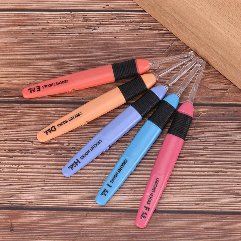 1pc Crochet Hooks Set available Sewing Needles with Led Light Up Knitting Weave Accessories 2.5MM-6.5MM 9 colors | Дом и сад