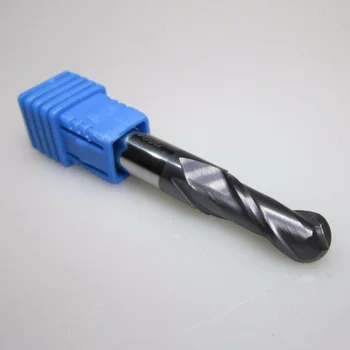 

CAB2-4.0R*8 HRC45 Tungsten Carbide End Mill CNC Milling Cutter 2-Flutes Tool