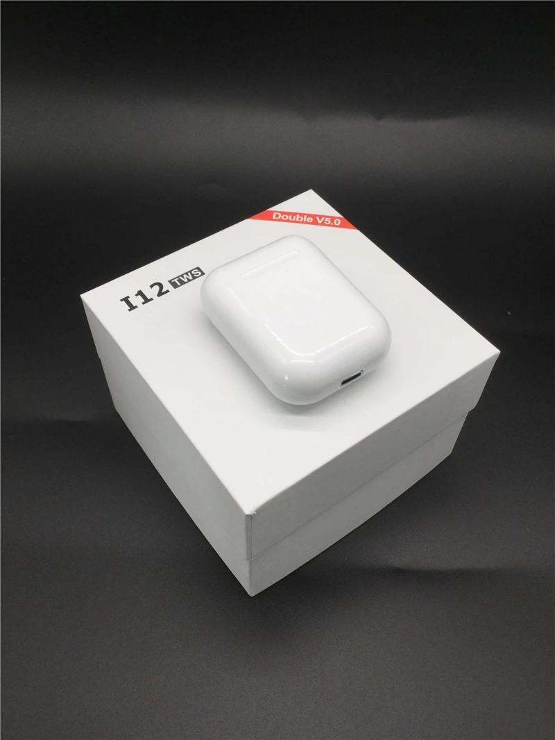 Оригинальные i12 TWS беспроводные наушники Bluetooth невидимая гарнитура для смартфона