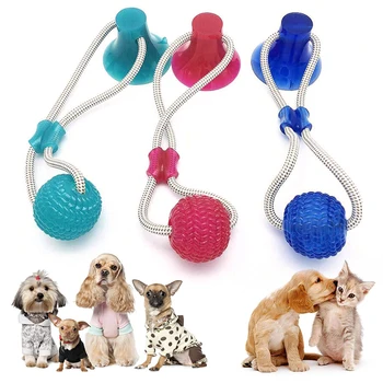 

Pet Teether Toy, Multifunction Dog Toy, Food Grade Teeth Cleaning, TPR, Teeth Cleaning, Toy, Safe Elasticity For Dogs, Puppies