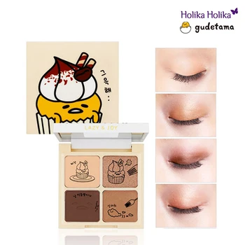 

HOLIKA HOLIKA Lazy & Joy Cupcake Eyeshadow Palette Gudetama Eye Shadow Powder Palette Eye Makeup Pigmented Korea Cosmetics