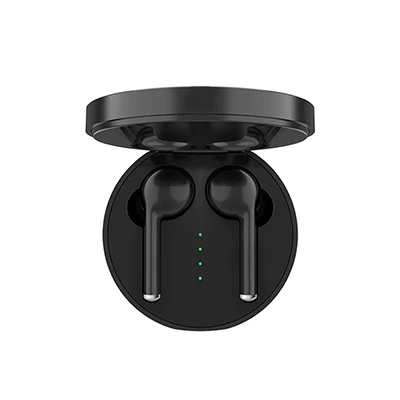 Черный CALETOP TWS 40 Bluetooth 5,0 беспроводные наушники водонепроницаемые наушники с микрофоном Handsfree Водонепроницаемая гарнитура для huawei Xiaomi - Цвет: Черный
