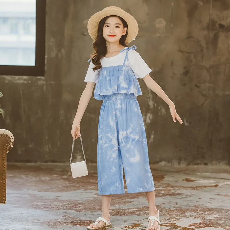 Girl Clothes Summer 2021 Kids White T 