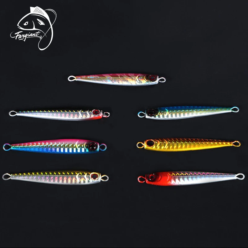 Fargiant Fishing Lures Metal Jig Artificial Easy Shiner Hard Bait Spoons Jigging Lure For Sea River Articulos De Pesca