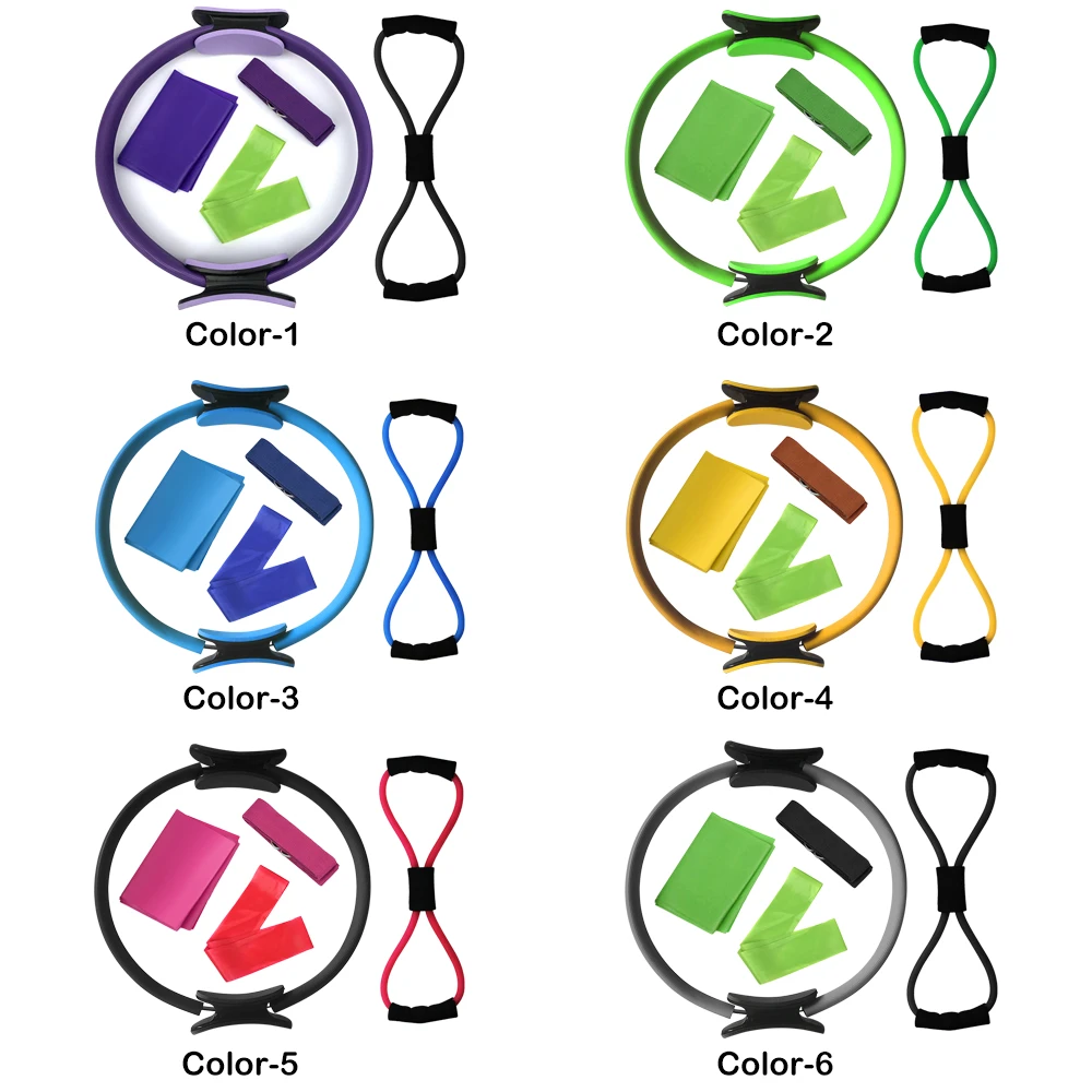 Lixada Pilates Ring Yoga Cotton Strap Resistance Loop Band Figure 8 Resistance Band Exercise Stretching Strap Yoga Equipment Set Lixada Pilates Ring Yoga Cotton Strap Resistance Loop Band Figure 8 Resistance Band Exercise Stretching Strap Yoga Equipment Set