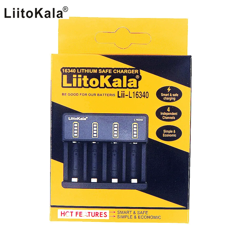 Аккумуляторное зарядное устройство LiitoKala Lii L16340 3 6 V 7 4 2 16340|Зарядные устройства| |