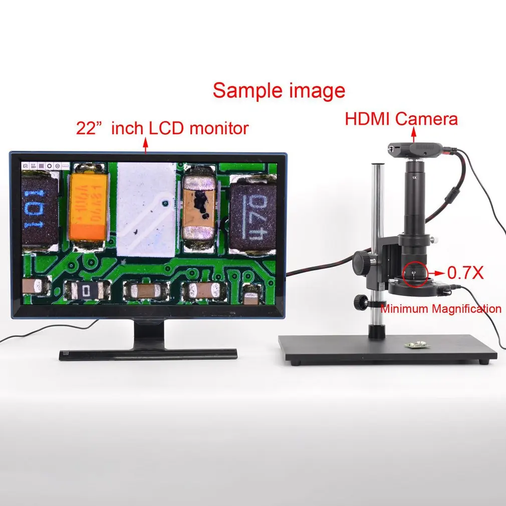 Монокуляры MAX 300 X Zoom C-Mount стеклянный объектив адаптер F промышленный цифровой микроскоп камера адаптер объектива