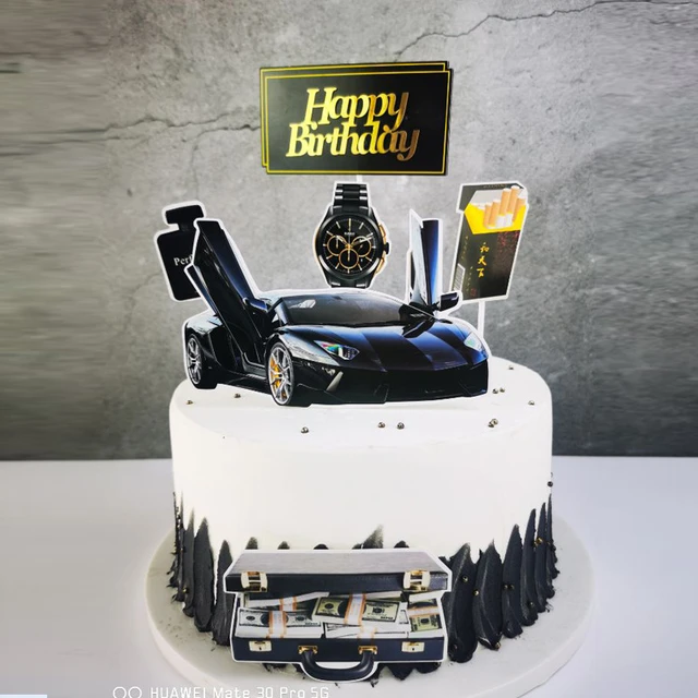 Bolo masculino  Birthday cakes for men, Cake decorating, Cakes for men