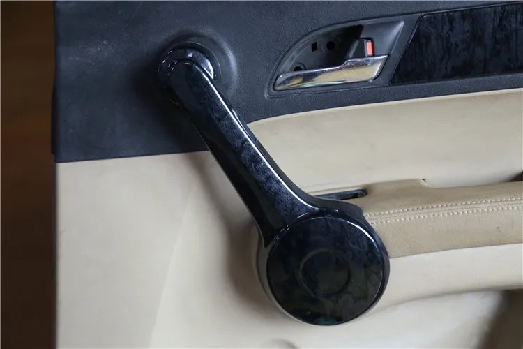 4 шт. для 2007-2011 Honda CRV персиковая деревянная рама, дверь подлокотник ручной встряхивание оконная ручка крепление обшивка Набор Рамка для приборной доски