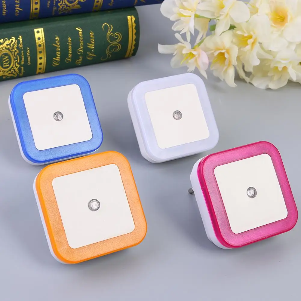 Светодиодный Ночной светильник мини с датчиком управления 110 В 220 EU US Plug