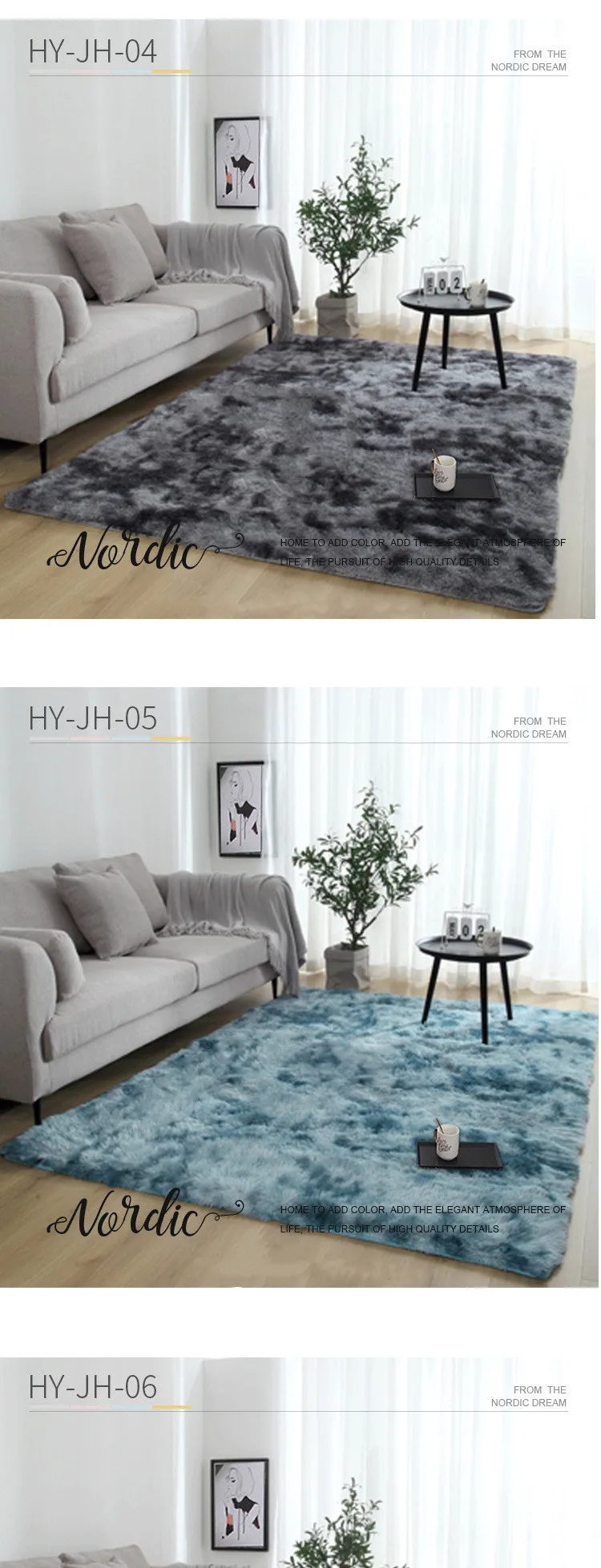 2 large size living room rug (2)
