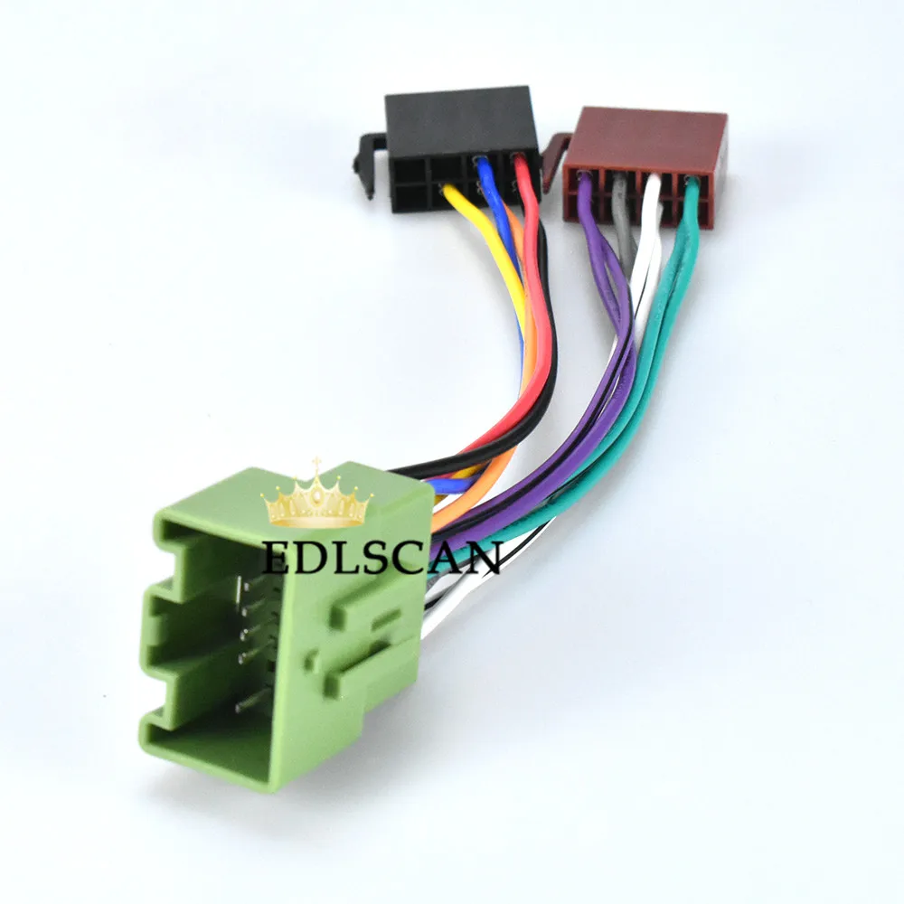 EDLSCAN АВТО ISO Стандартный жгут радио адаптер 12-032 для Volvo autostereo ISO кабель 12-032