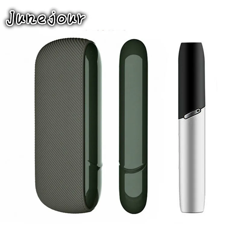 

11 Colors Soft Silicone Case with Magnetic PC 1pcs Case+1pcs Cap+1pcs Side Cover For IQOS 3.0 For IQOS Duo Case Accessories