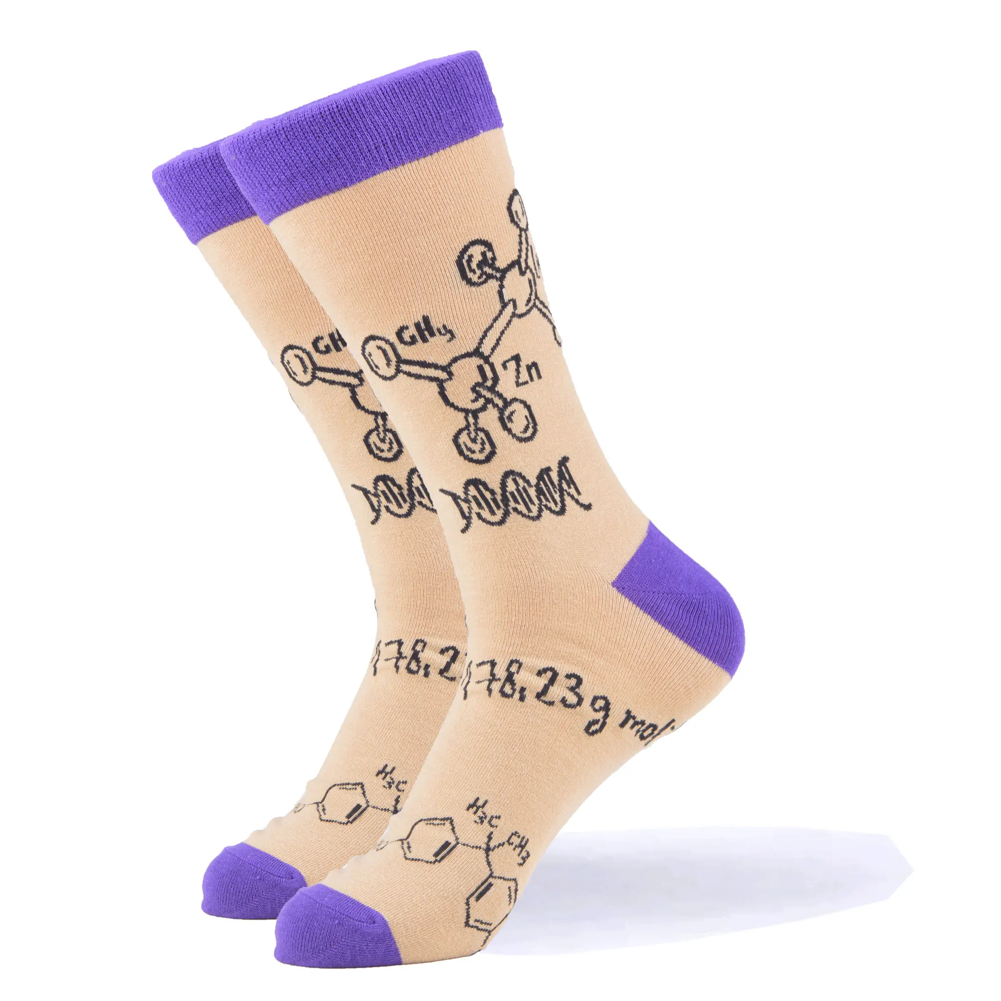 SANZETTI/1 пара счастливых носков, высокое качество, мужские цветные удобные носки из чёсаного хлопка с космонавтом, новинка, подарок к свадебному платью - Цвет: 16542