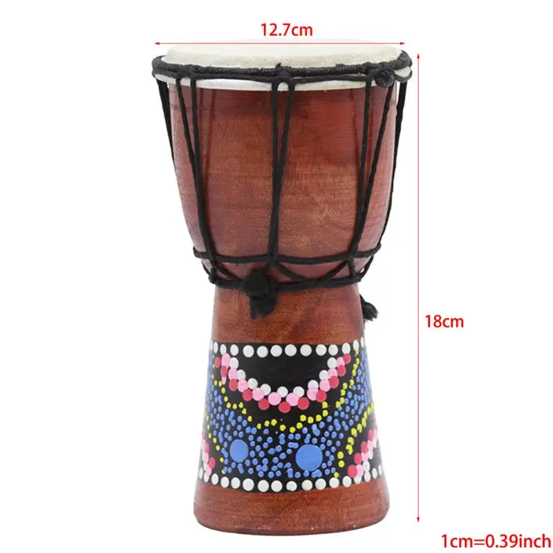 1 шт. 4 дюймов Профессиональный Африканский Djembe барабан Bongo дерево хороший звук