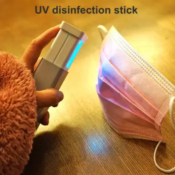 

Rechargeable UV Disinfection Lamp Portable Handheld UV Home Travel Sterilization Stick Retractable Cold Cathode Ultraviolet Lamp