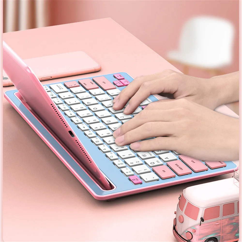 Wireless Bluetooth Keyboard Silent Gaming Keyboard For Macbook IPhone IPad Keyboard Tablet PC Gamer Computer Keyboard