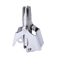 Ручное моющее устройство Vibrissa триммер для волос из нержавеющей стали для бритья и удаления волос Легкий в использовании портативный инструмент