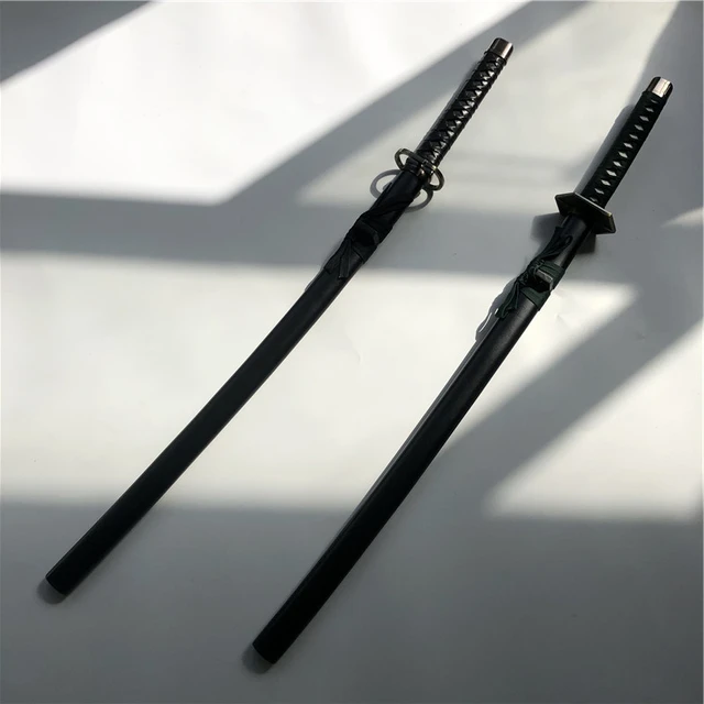 Espada samurái de Anime para adolescentes, Katana Espada armada, cuchillo  Ninja de madera, juguete de utilería, 100cm - AliExpress