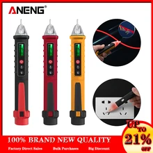 

ANENG VC1010 Intelligent Non-contact Pen AC/DC Voltage Detector Tester Meter 12-1000V Electric Indicator LED Volt Current Tool
