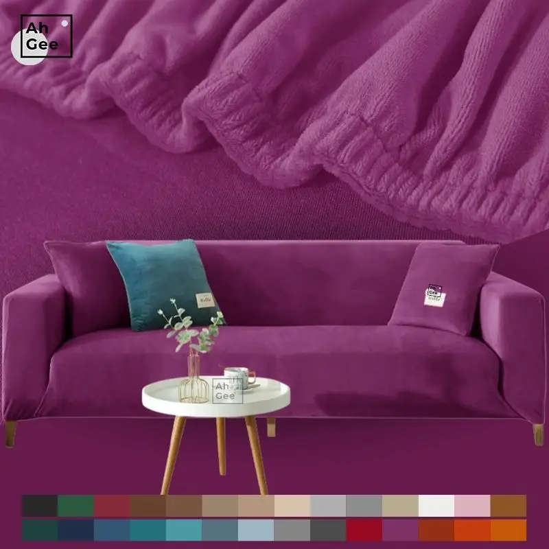 Extensible Couch Cover Anti Slip Corner Cover Sofa Protection Velvet